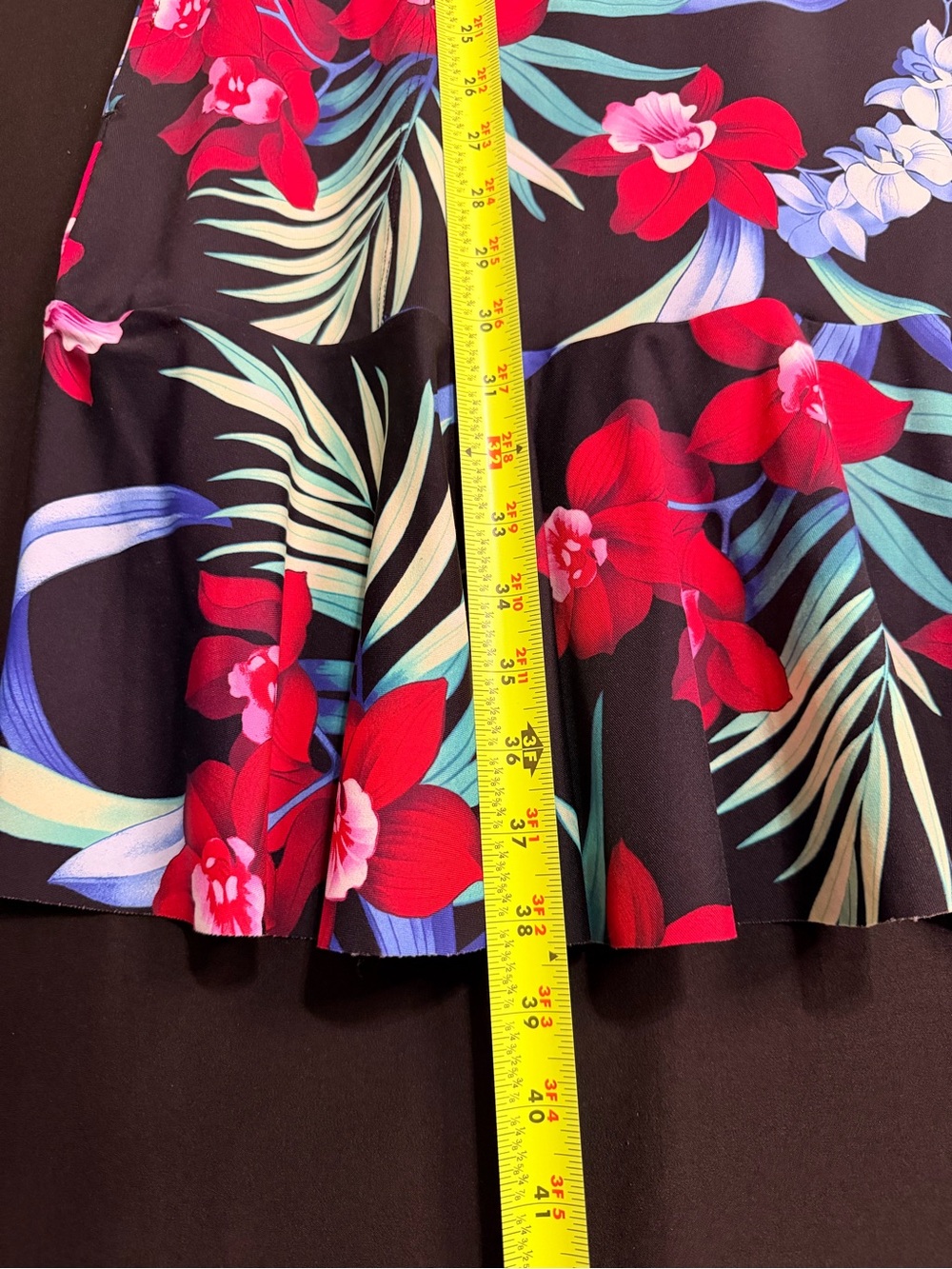 Tommy Bahama Dress XL midnight Orchid High Neck Dark Floral NWT Tropical Cruise - Picture 8 of 8